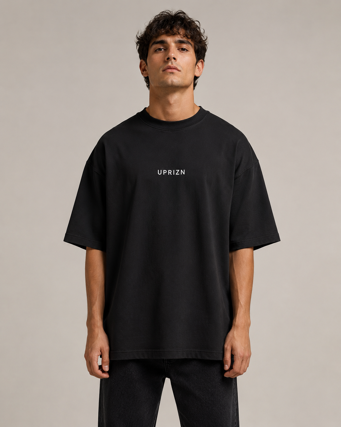 UPRIZN Core Oversize T-Shirt Black – Demo