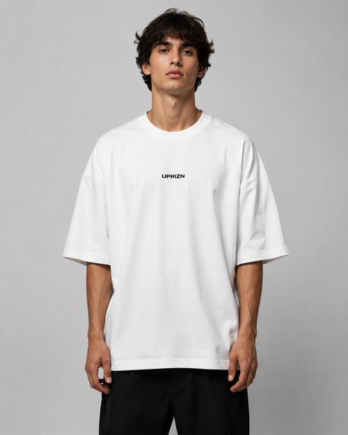 UPRIZN Core Oversize T-Shirt White – Demo