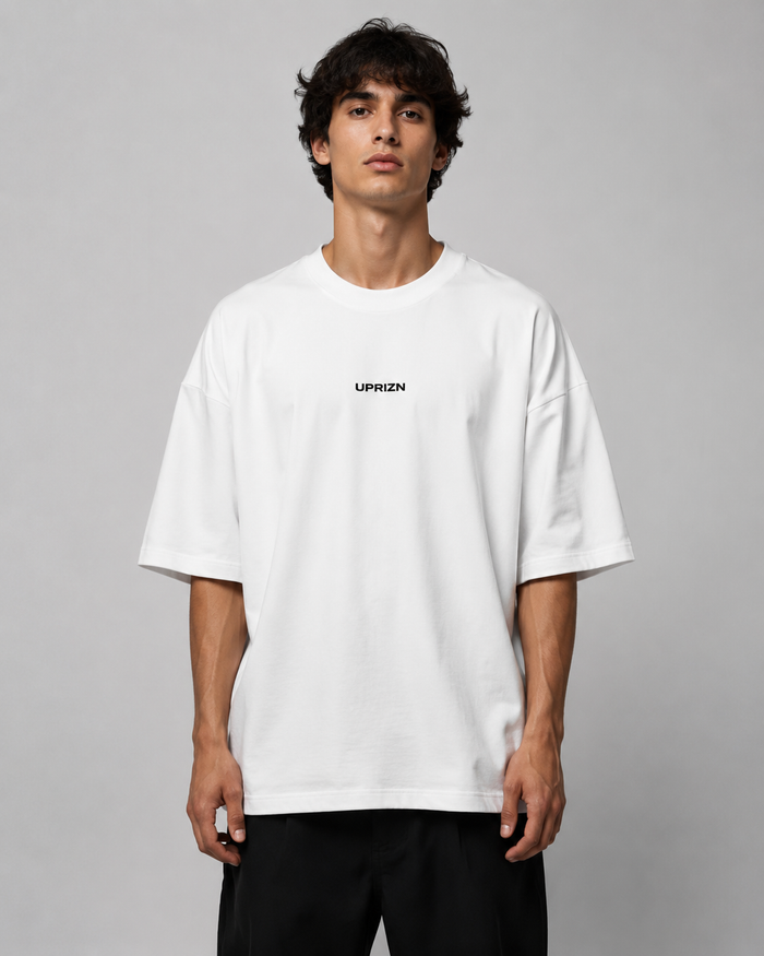 UPRIZN Core Oversize T-Shirt White – Demo
